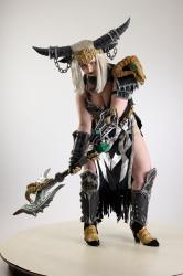 Cori Sindragosa Fight Pose With Axe